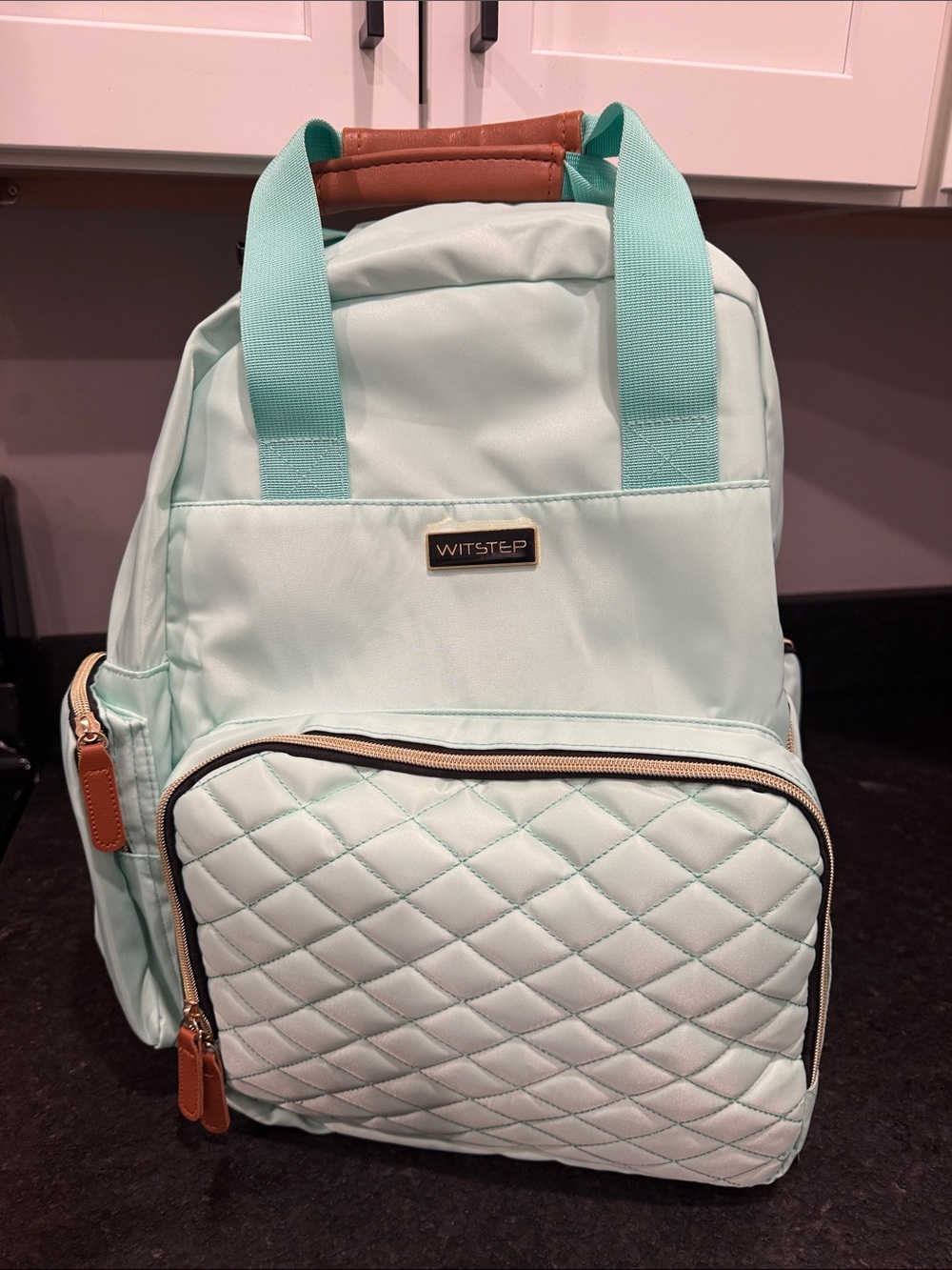 Mint WitStep Diaper Bag
